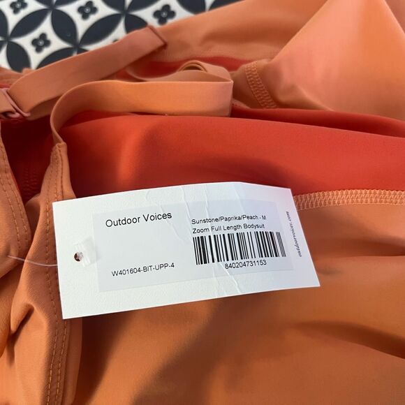 Outdoor Voices Zoom Full Length Bodysuit NWT Size S - Picture 2 of 11